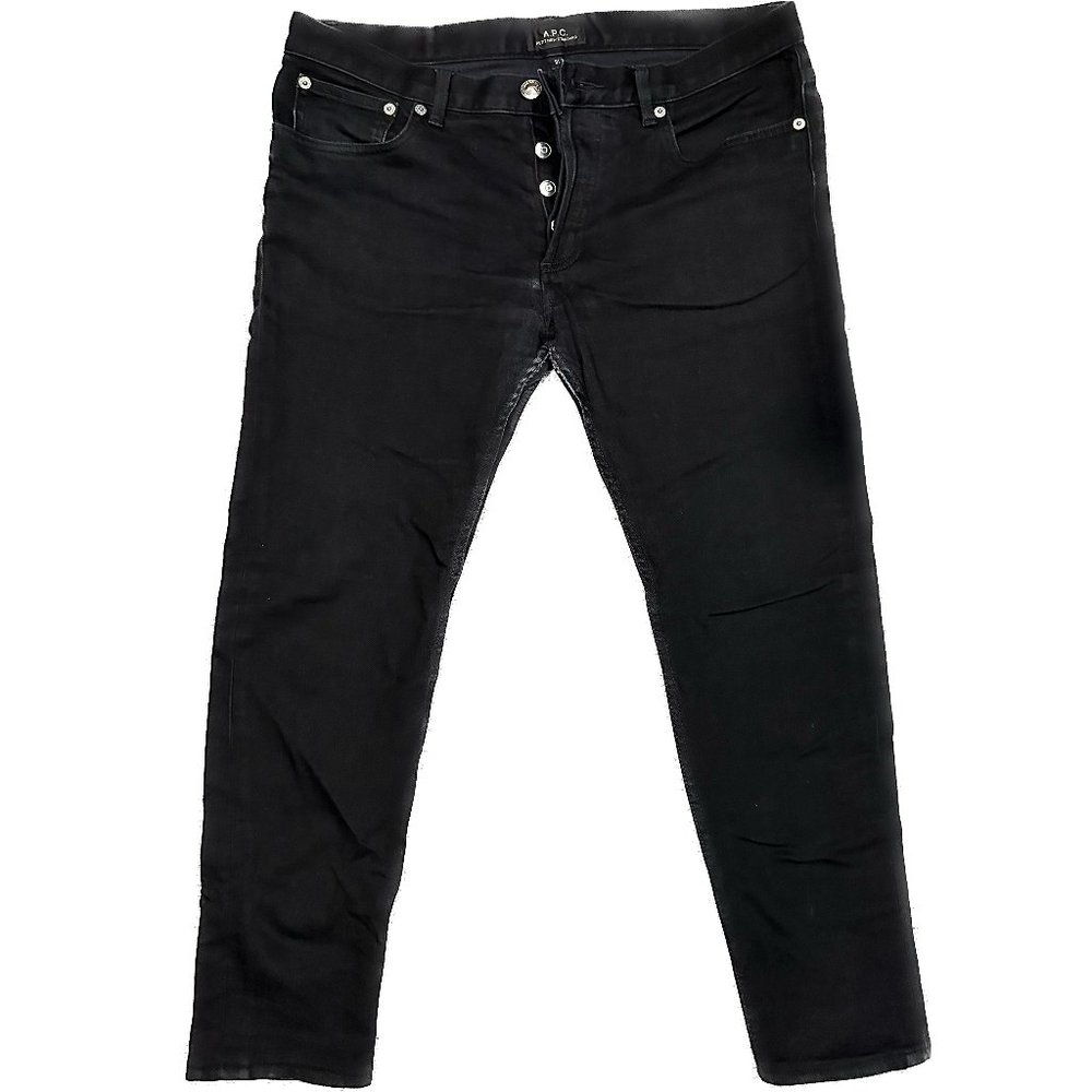 A.P.C. Men's Denim, Petit New Standard, 31x30, Black